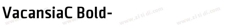 VacansiaC Bold字体转换